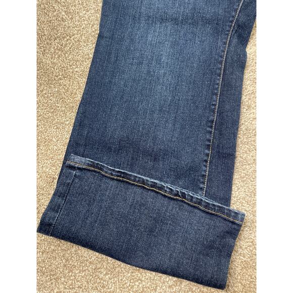 Torrid Women's Relaxed Boot Western Cowgirl Boho Casual Stretch Jean Dark 24R - Picture 6 of 10